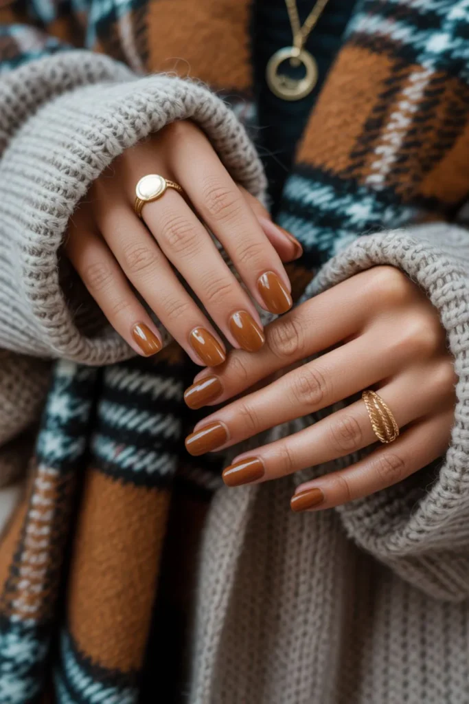 Brown Fall Nails