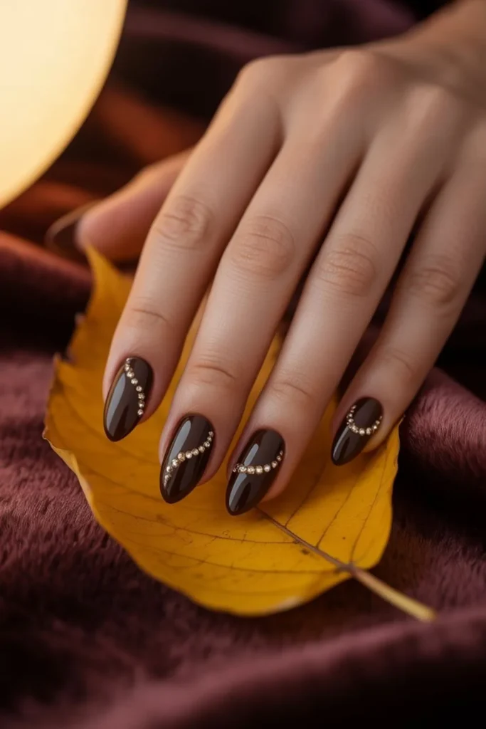 Brown Fall Nails