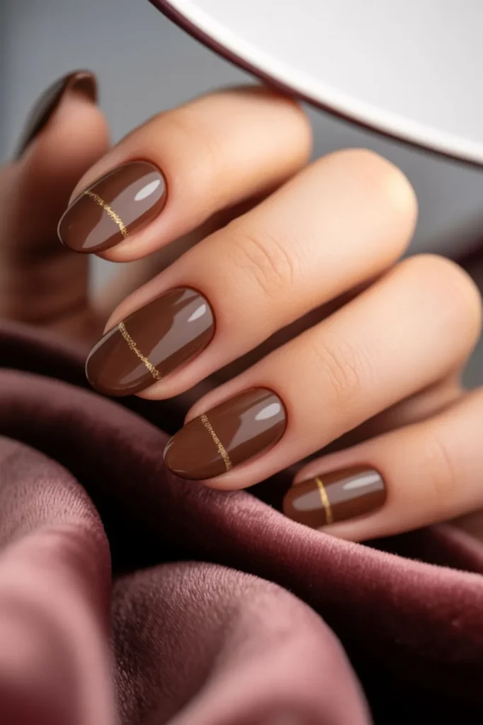 Brown Fall Nails