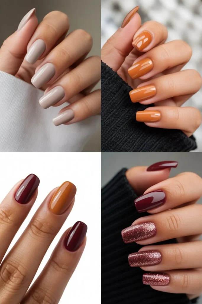 Fall Acrylic Nails