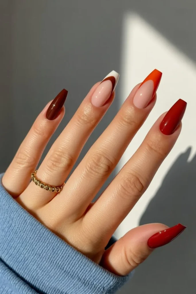 Fall Acrylic Nails