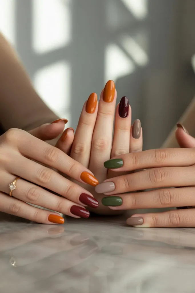 Fall Gel Nails