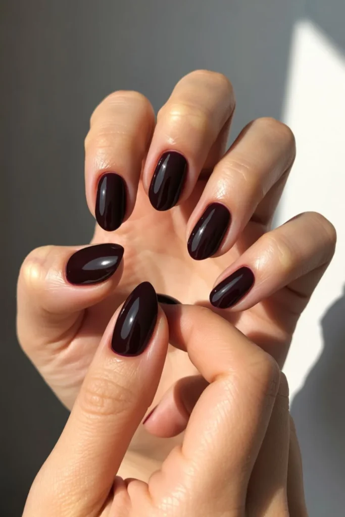 Dark Fall Nails