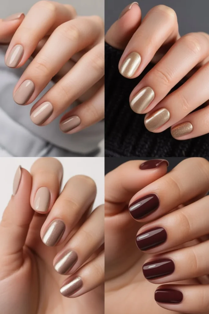 Simple Fall Nails