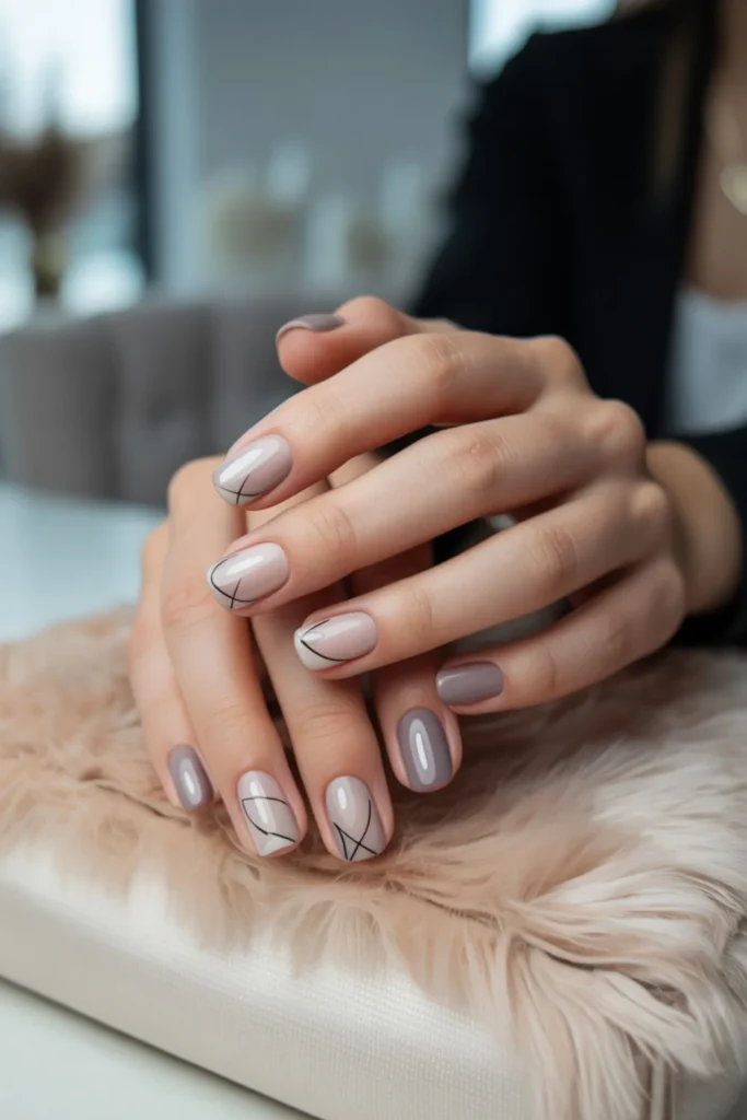 Neutral Fall Nails