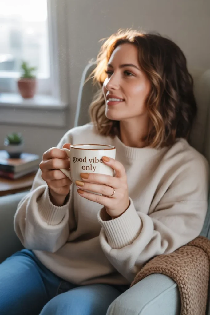 simple fall nails autumn 