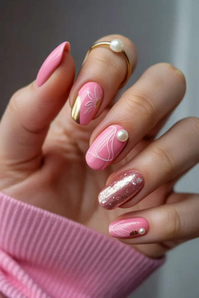 Nails Design Pink