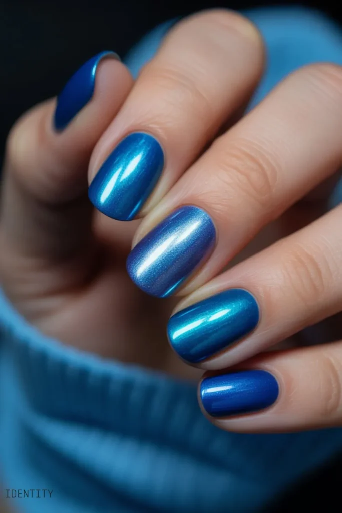 Nails Design Blue