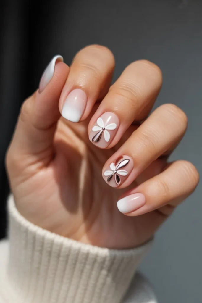 Nails Inspiration 3D Flowers