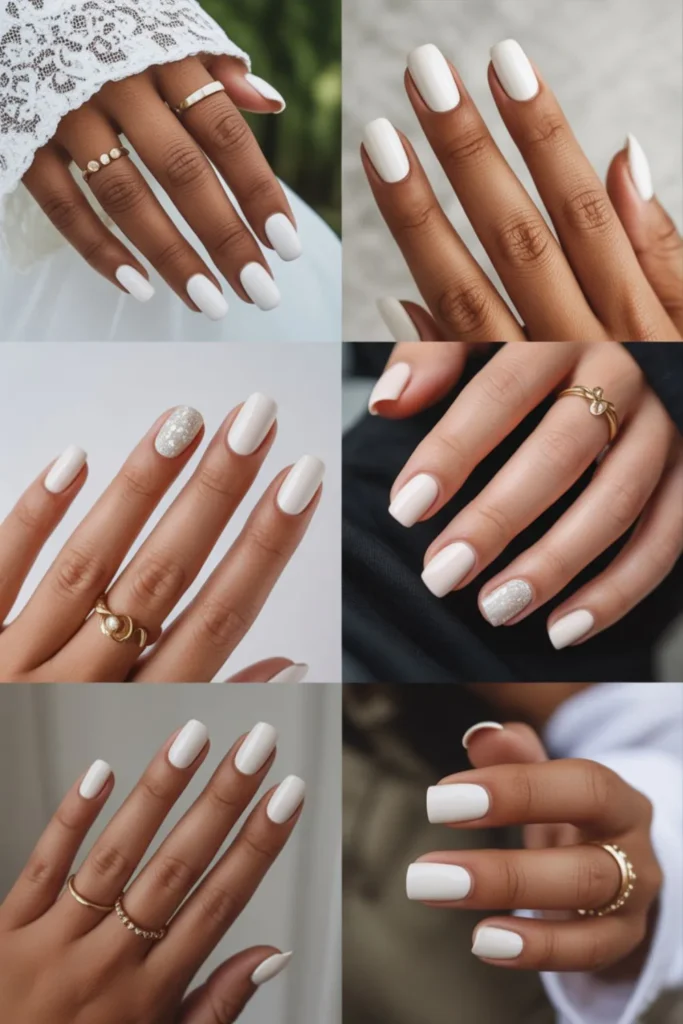 Trendy Nails 2025 Summer White