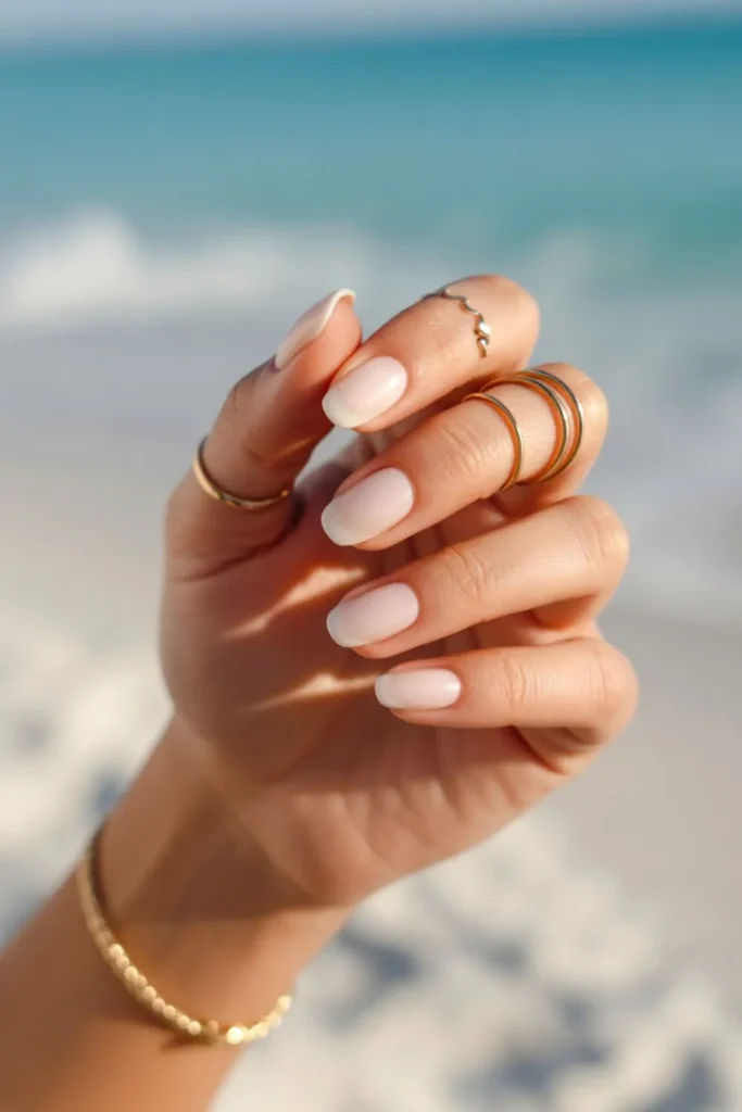 Trendy Nails 2025 Summer White