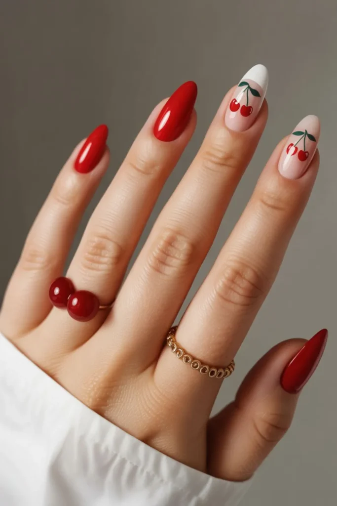 Nails Inspiration Cherry