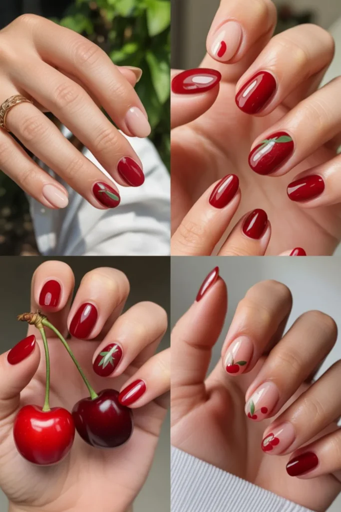 Nails Inspiration Cherry