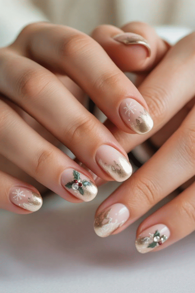Cute Christmas Nail Designs: Stunning Festive Manicure Ideas 2025 5 Cute Christmas Nail Designs