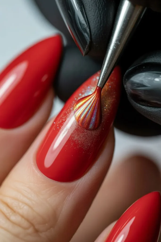 Red Cat Eye Nail Art That Instantly Makes Your Hands Look Irresistibly Expensive for 2025 2 Red Cat Eye Nail Art