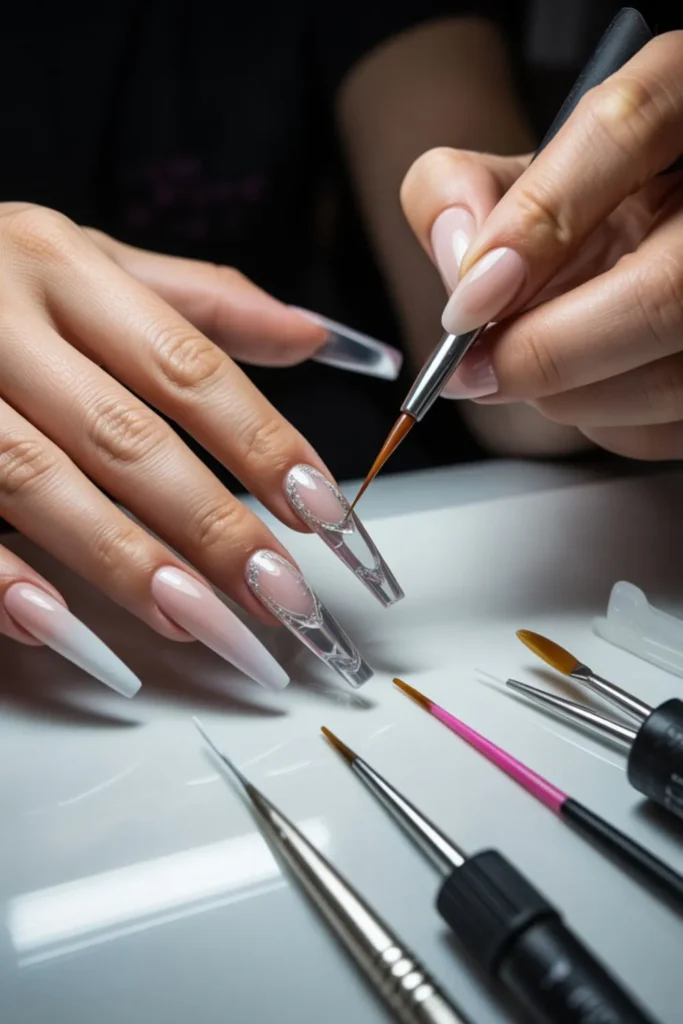 Long Stiletto Nails: 18 Fearless Designs Stop the Chips 4 Long Stiletto Nails