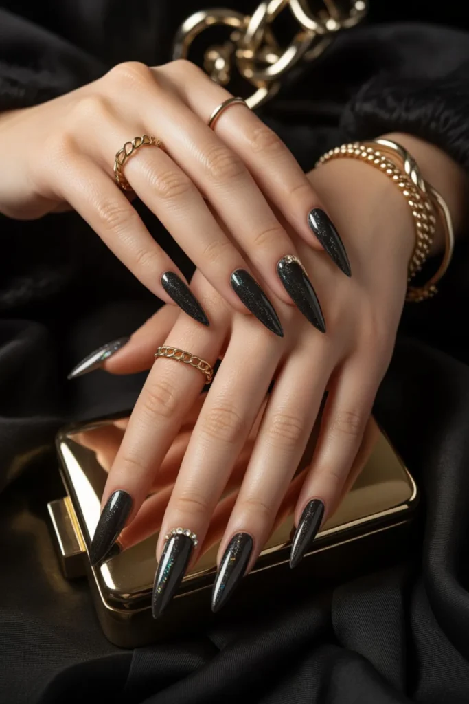 Long Stiletto Nails: 18 Fearless Designs Stop the Chips 2 Long Stiletto Nails