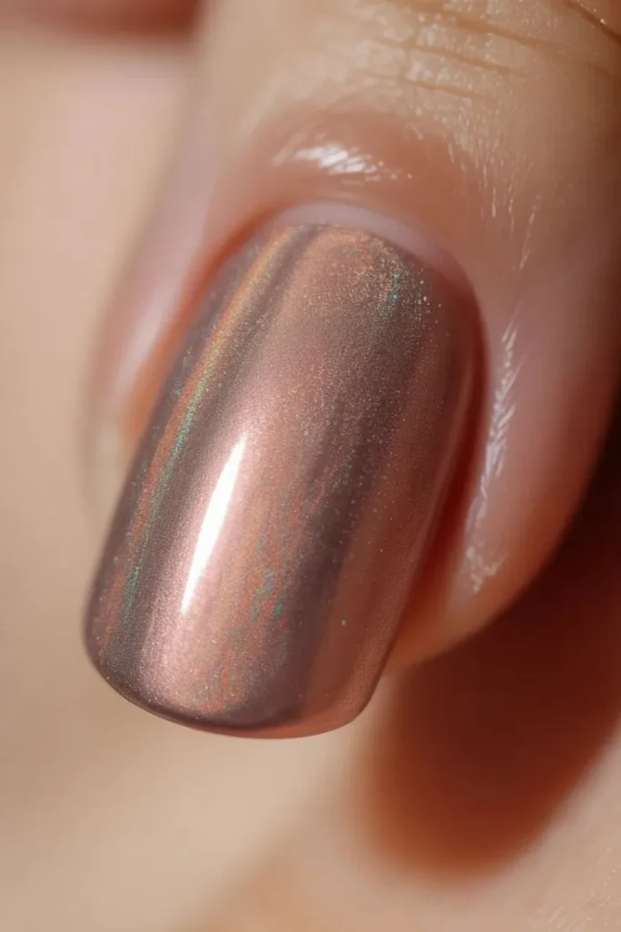 Rose Gold Chrome Nails: 7 Stunning High-Fashion Secrets 2 Rose Gold Chrome Nails