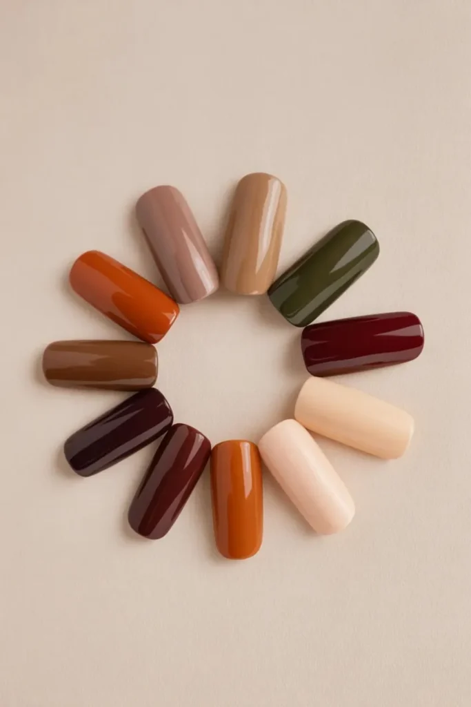 Short Fall Nail Designs: 18 Stunning Ideas Defining Everyday Chic in 2026 3 Short Fall Nail Designs