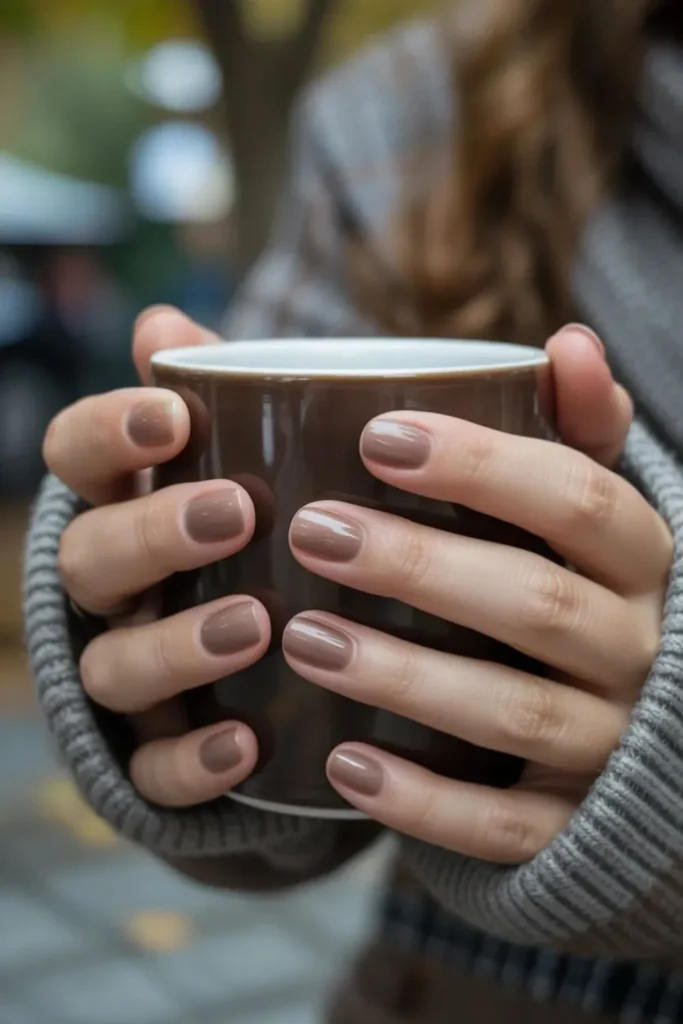 Short Fall Nail Ideas: 9 Stunning Looks for a Chic & Practical Autumn Manicure 2 Short Fall Nail Ideas