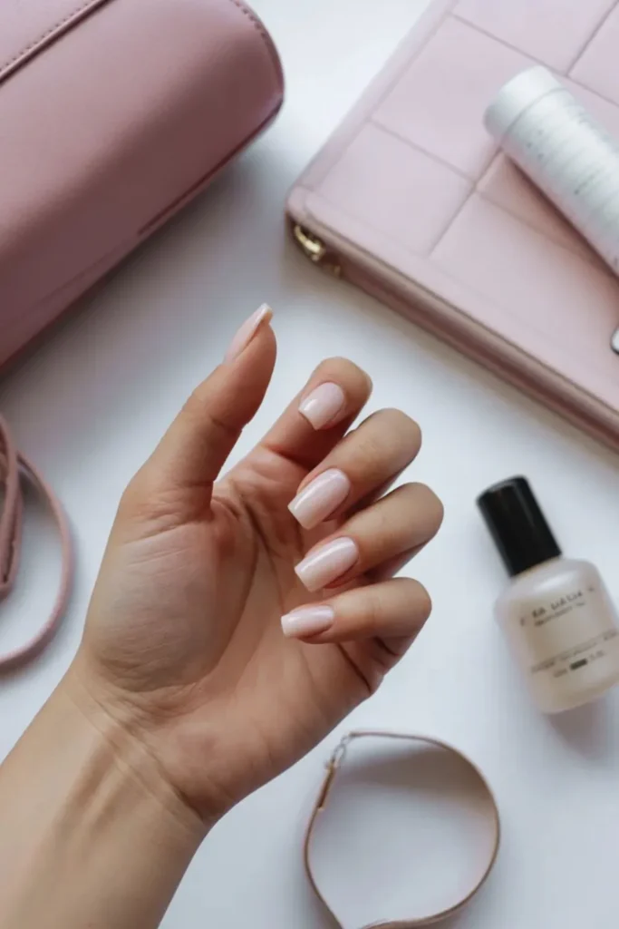 Short Square Acrylic Nails: 7Style, Durability, and Low-Maintenance Appeal 5 Short Square Acrylic Nails