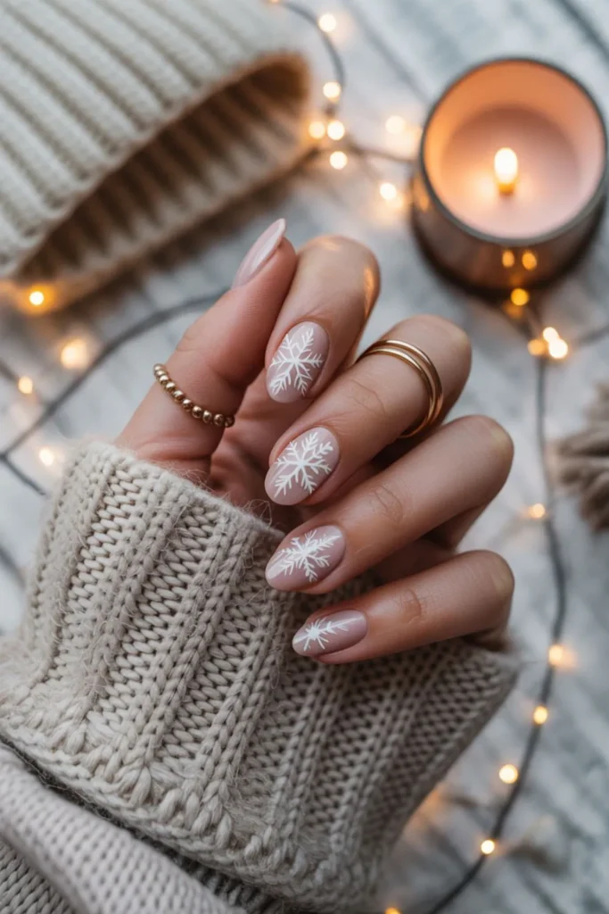 Snowflake Nails: Techniques and Trends for the Perfect Winter Manicure 2026 2 Snowflake Nails