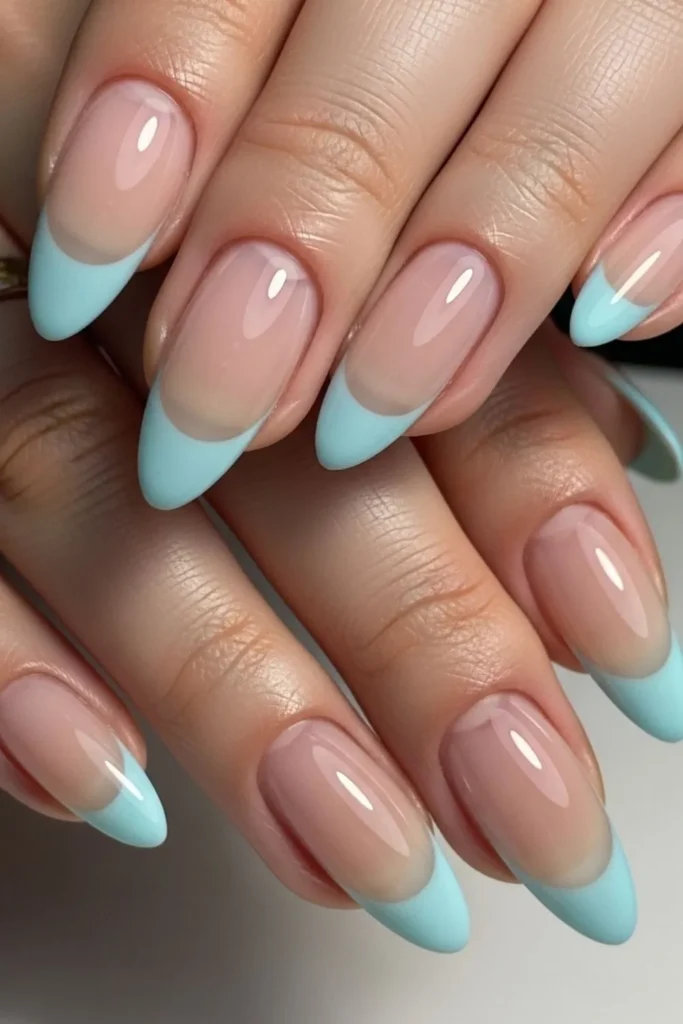 17 Stunning Spring Almond French Tips That Feel Fresh, Modern, and Totally Wearable 4 Spring Almond French Tips