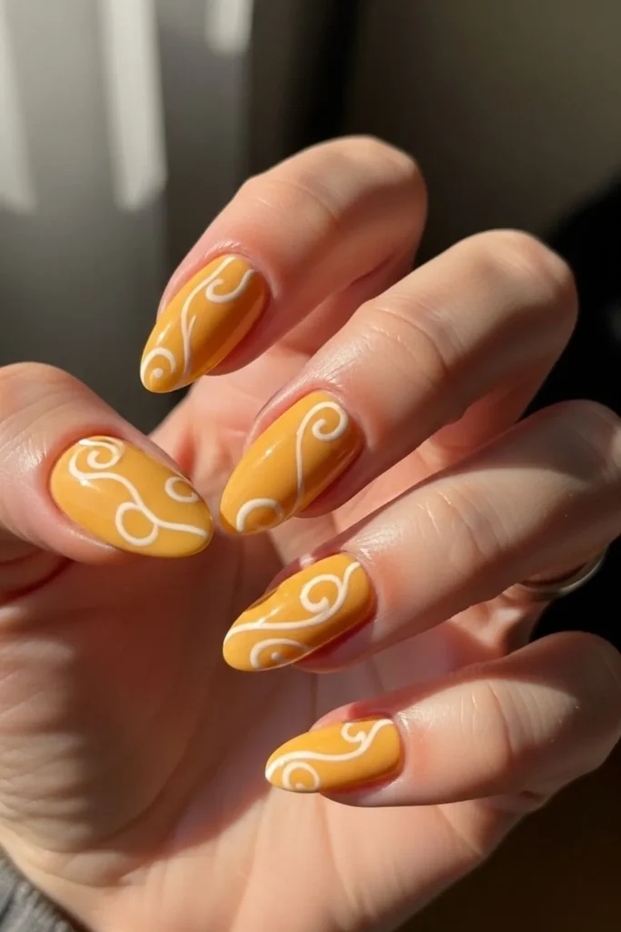 22 Spring Swirl Nails That Look Expensive Without the Salon Price Tag 4 Spring Swirl Nails