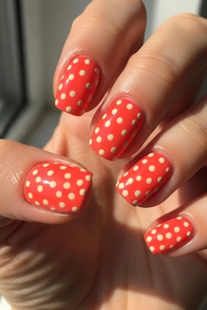 21 Spring polka dot nails That Look Expensive and Feel Totally Fresh in 2026 5 Spring polka dot nails