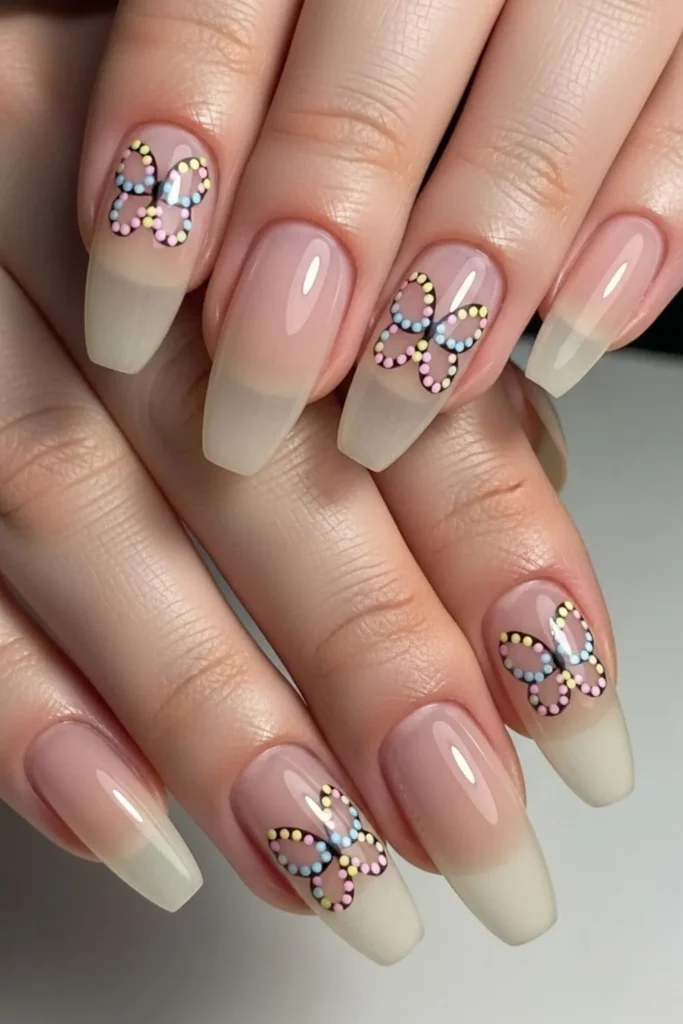 25 Butterfly Spring Nails That Look Elegant and Fresh in 2026 4 Butterfly Spring Nails