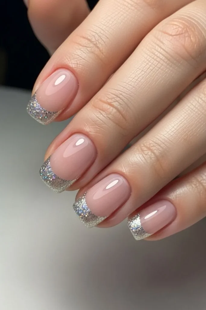 70 Subtle Glitter Nails That Are Polished, Not Flashy (2026 Trends) 6 Subtle Glitter Nails