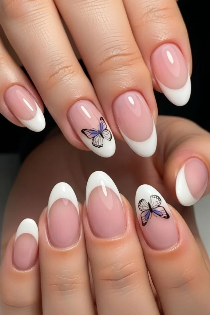 25 Butterfly Spring Nails That Look Elegant and Fresh in 2026 3 Butterfly Spring Nails