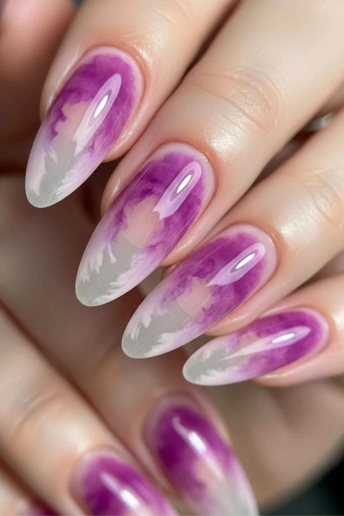 57 Summer Aura Nails That Glow Like a Golden Hour Sky 6 Summer Aura Nails