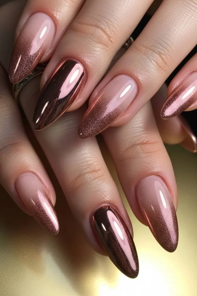 61 Gold Chrome Nails That Look Expensive and Wear Like a Dream in 2026 3 Gold Chrome Nails