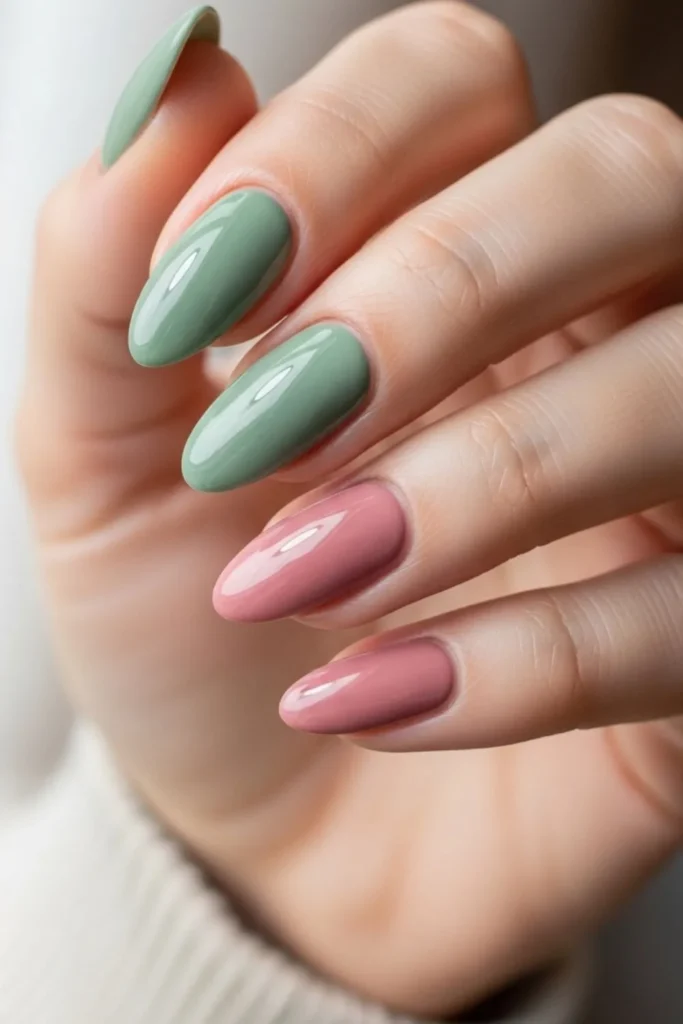 25 Sage Green Spring Nails That Look Effortlessly Chic in 2026 4 Sage Green Spring Nails