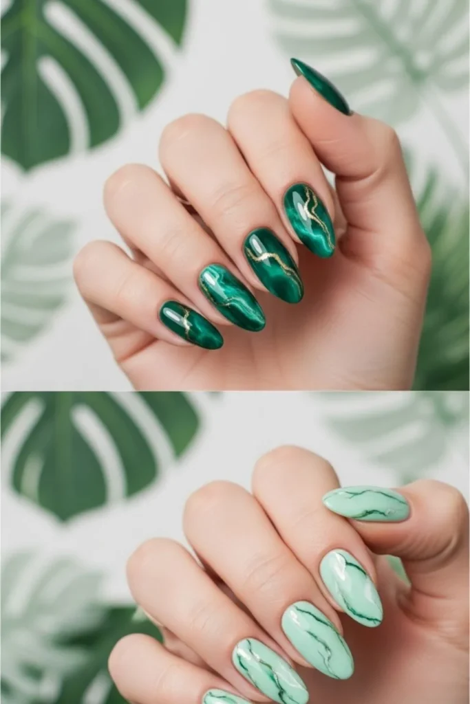 24 Spring Marble Nails That Look Expensive Without the Salon Price Tag 5 Spring Marble Nails