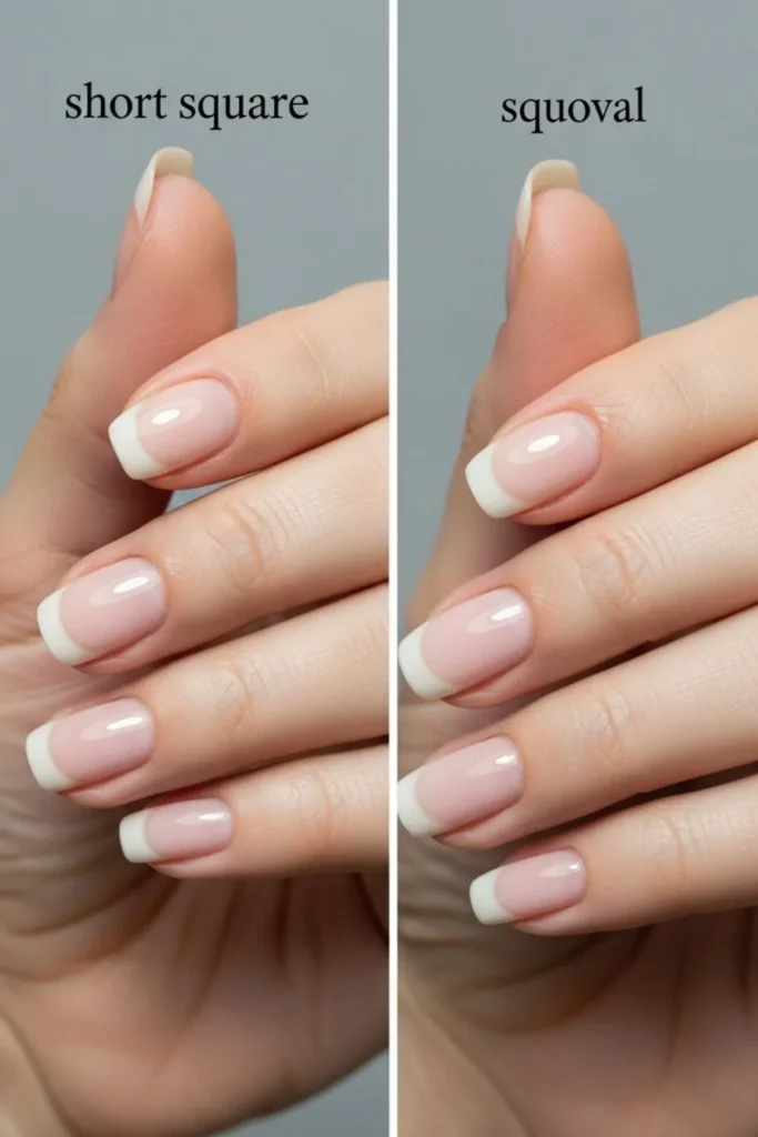 32 Short Squoval Nails That Look Polished Without the Maintenance 8 Short Squoval Nails