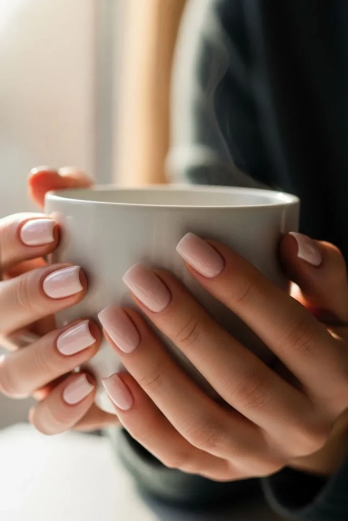 36 Short Tapered Square Nails That Look Effortlessly Polished 8 Short Tapered Square Nails