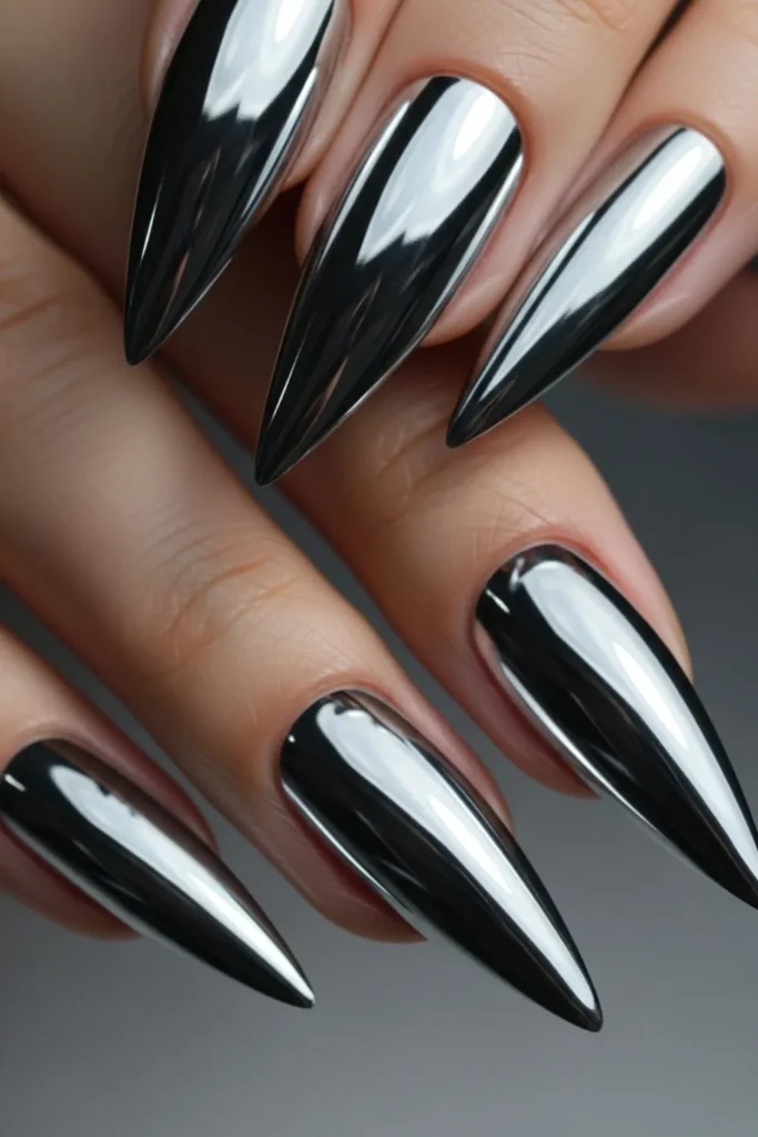 Stiletto Nail Designs: 46 Stunning Wearable Trends for 2026 4 Stiletto Nail Designs