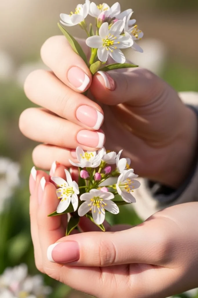 39 Spring French Tip Nails That Feel Fresh Without Trying Too Hard 2 Spring French Tip Nails