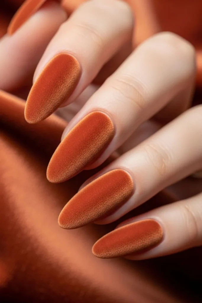 68 Velvet Nail Designs That Look Expensive Without the Salon Price Tag 5 Velvet Nail Designs