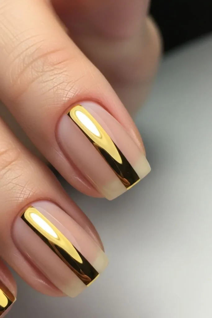 61 Gold Chrome Nails That Look Expensive and Wear Like a Dream in 2026 6 Gold Chrome Nails