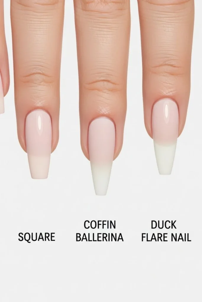 34 Duck Nail Design Ideas That Actually Look Polished and Modern 2 Duck Nail Design Ideas