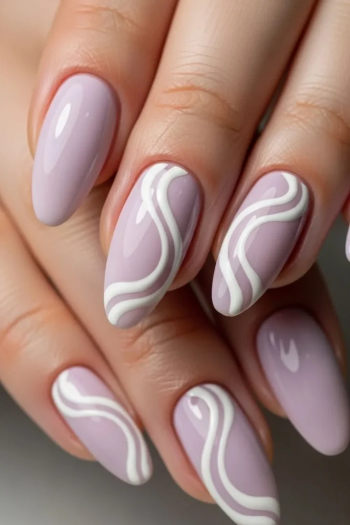 22 Spring Swirl Nails That Look Expensive Without the Salon Price Tag 7 Spring Swirl Nails