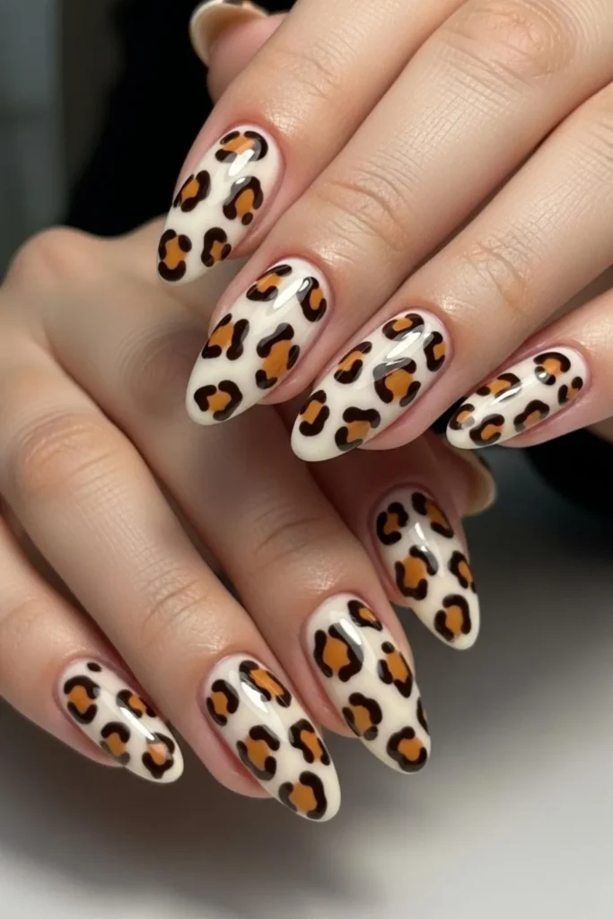 87 Neutral Leopard Nails Ideas That Look Expensive and Effortless in 2026 3 Neutral Leopard Nails