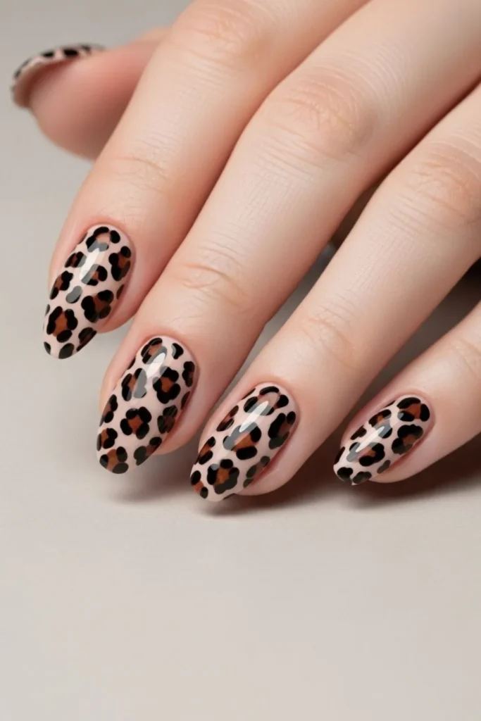 86 Leopard Print Nails That Look Expensive Without Trying Too Hard 2 Leopard Print Nails