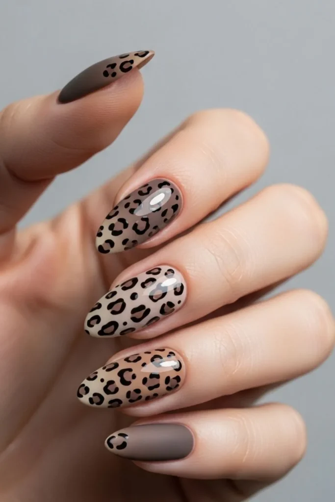 87 Neutral Leopard Nails Ideas That Look Expensive and Effortless in 2026 11 Neutral Leopard Nails