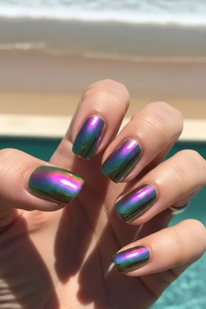 60 Summer Chrome Nails That Look Expensive in 2026 6 Summer Chrome Nails