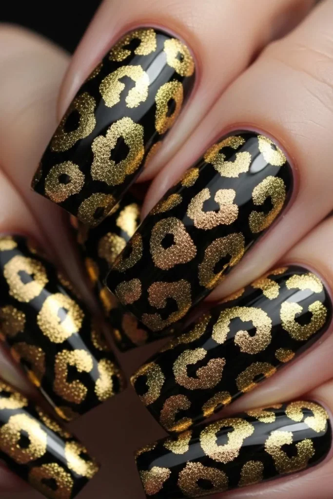 86 Leopard Print Nails That Look Expensive Without Trying Too Hard 9 Leopard Print Nails