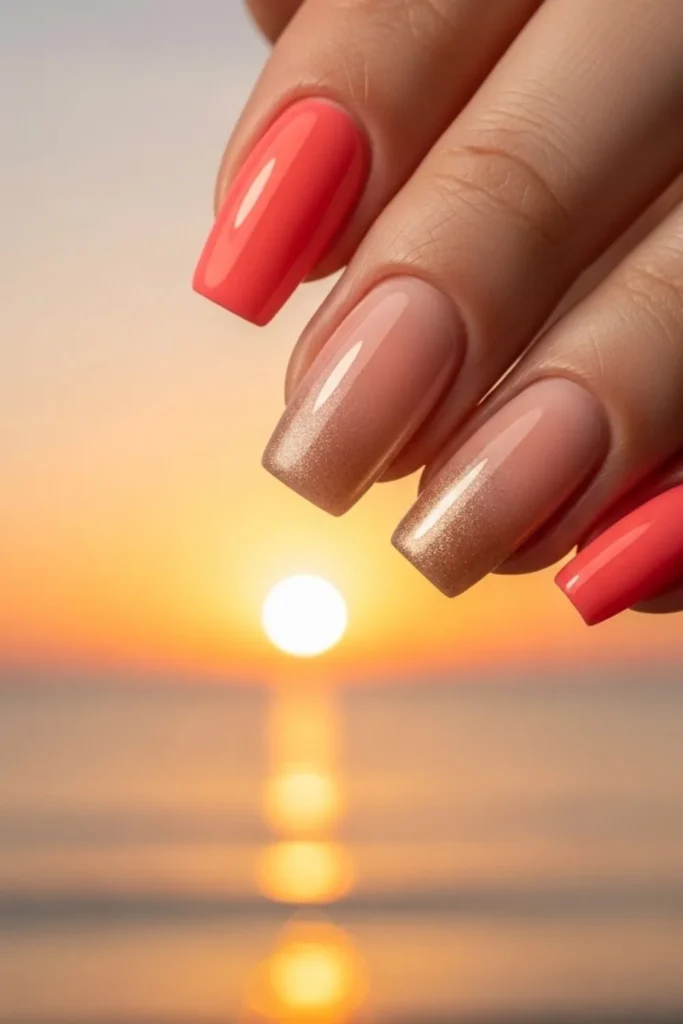 67 Summer Vacation Nails That Work From the Beach to the Resort Pool 4 Summer Vacation Nails